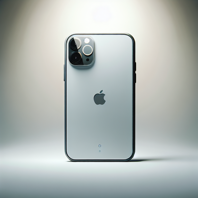 부드러운 조명 아래 아이폰 케이스가 단독으로 놓여 있는 차분한 배경