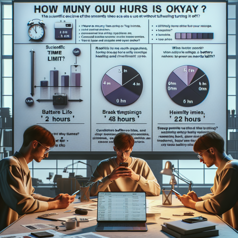 책상 위 스마트폰 옆에 배터리와 수면·건강 지표가 표시된 차트가 놓인 실내 장면