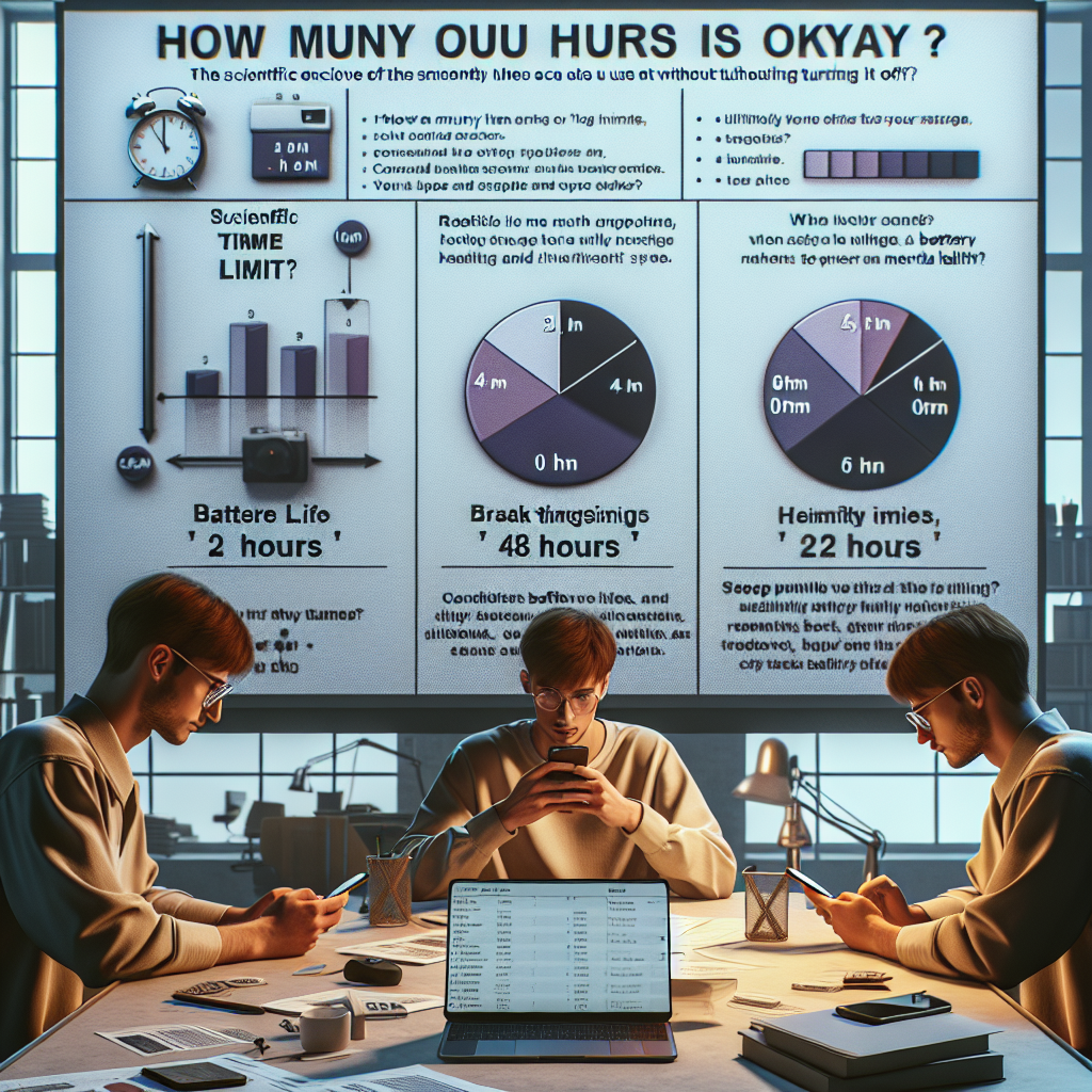 책상 위 스마트폰 옆에 배터리와 수면·건강 지표가 표시된 차트가 놓인 실내 장면